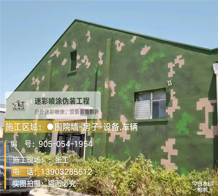 眉山外墙数码迷彩漆施工报价清单（100㎡标准墙面测算）